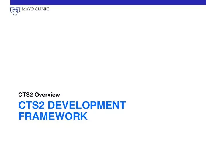 cts2 development framework