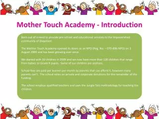 Mother Touch Academy - Introduction