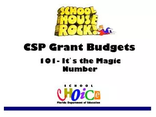 CSP Grant Budgets