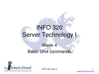 INFO 320 Server Technology I