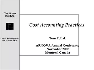 Cost Accounting Practices