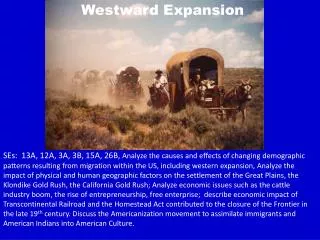 Westward Expansion