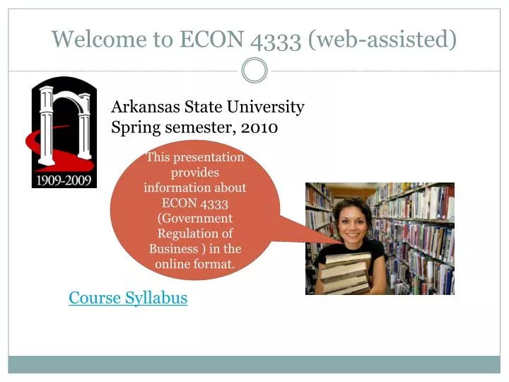 welcome to econ 4333 web assisted