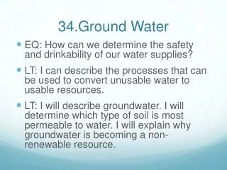 34.Ground Water