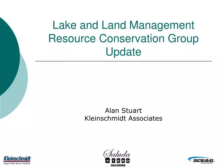 lake and land management resource conservation group update