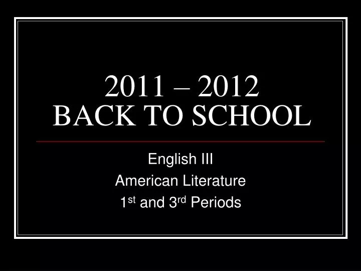 2011 2012 back to school