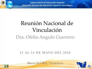 reuni n nacional de vinculaci n