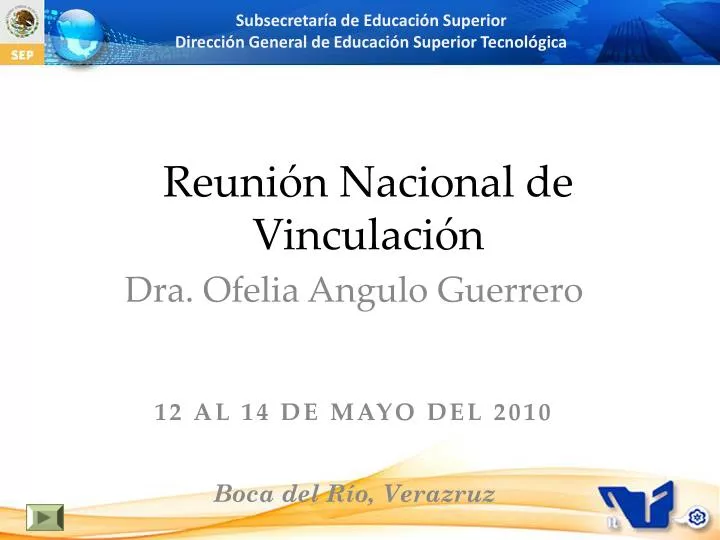 reuni n nacional de vinculaci n