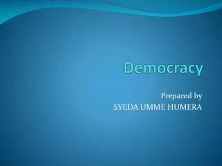 democracy