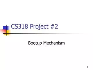 CS318 Project #2