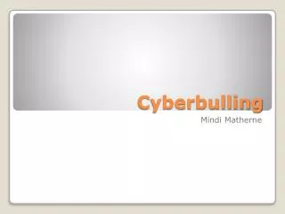 cyberbulling