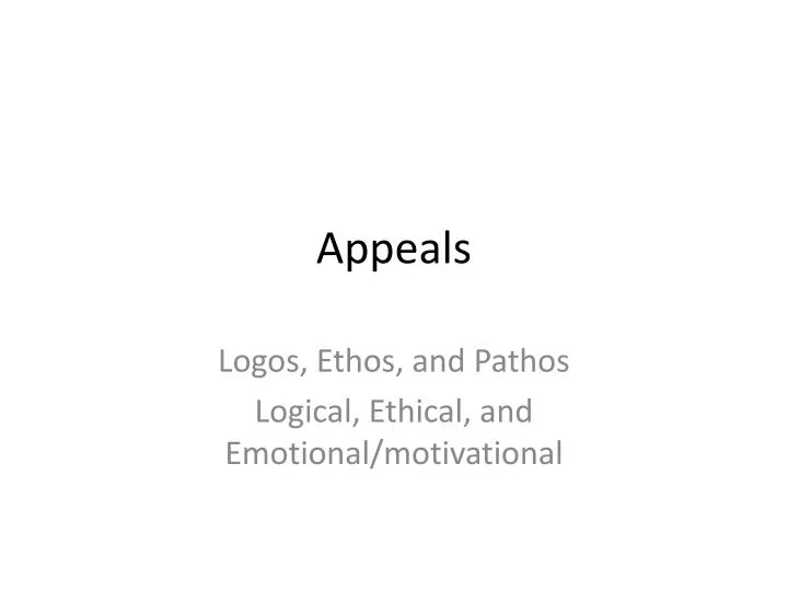 appeals