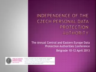 Independence of The Czech Personal Data Protection Authority