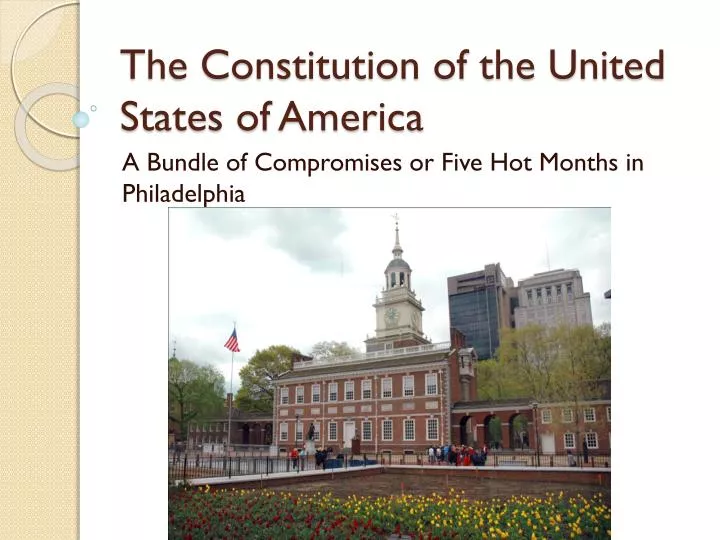 the constitution of the united states of america