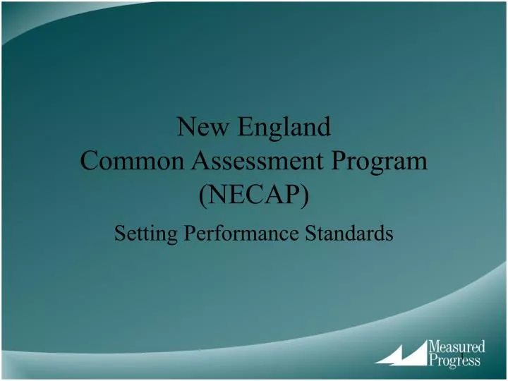 new england common assessment program necap