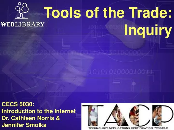 tools of the trade inquiry