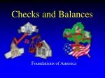Checks and Balances - slide 1