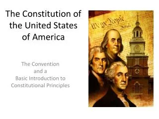 The Constitution of the United States of America