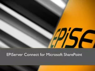 EPiServer Connect for Microsoft SharePoint