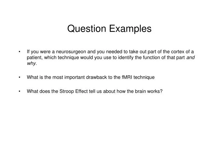 question examples