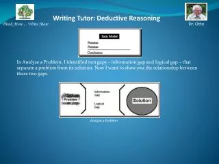 Writing Tutor: Deductive Reasoning