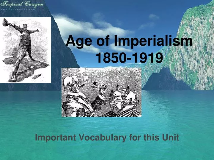 age of imperialism 1850 1919