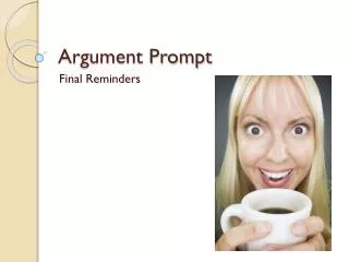 Argument Prompt