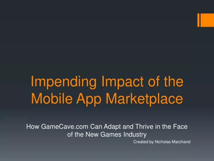 impending impact of the mobile app marketplace