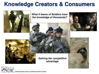 Knowledge Creators &amp; Consumers