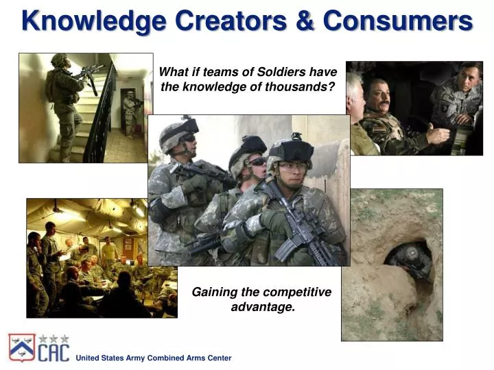 knowledge creators consumers