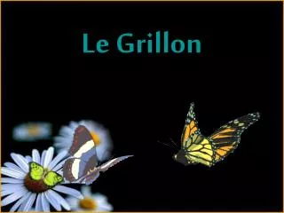 le grillon