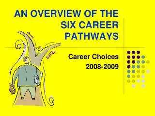 AN OVERVIEW OF THE SIX CAREER PATHWAYS