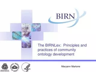 The BIRNLex: Principles and practices of community ontology development
