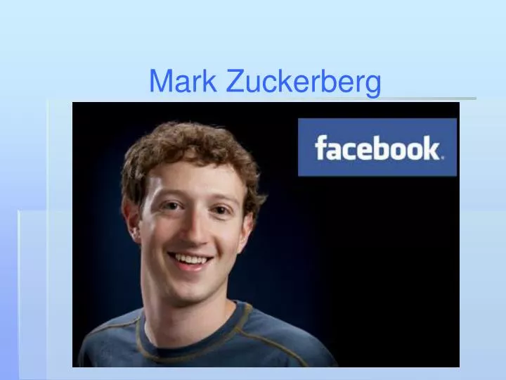 mark zuckerberg presentation