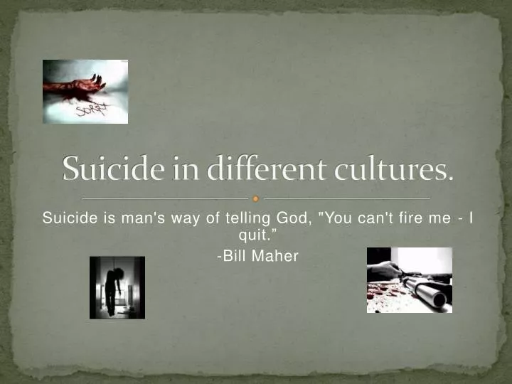 suicide in different cultures