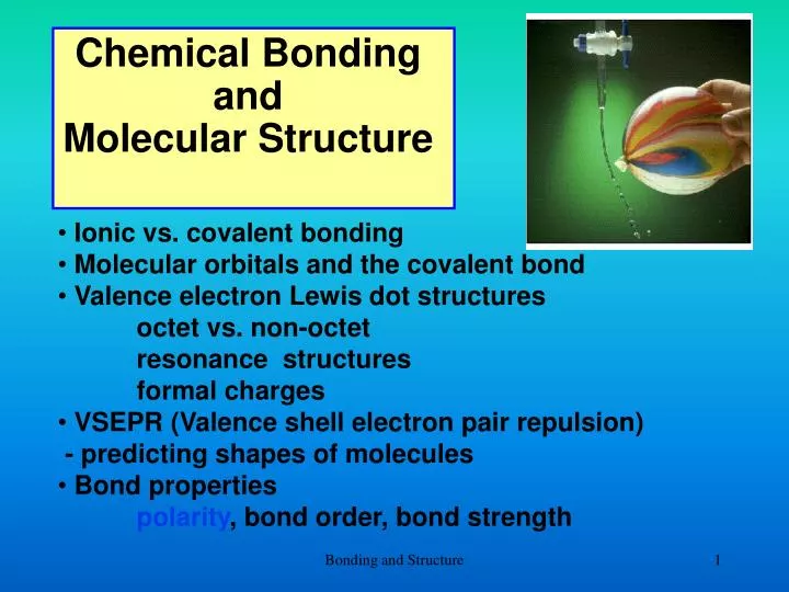 chemical bonding and molecular structure