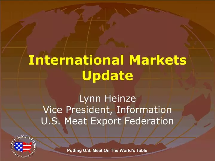 international markets update