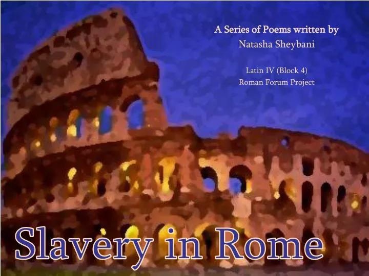 slavery in rome