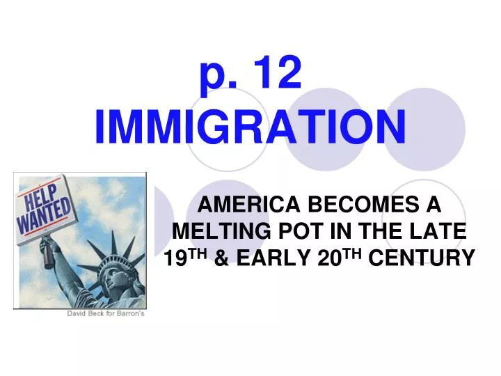 p 12 immigration