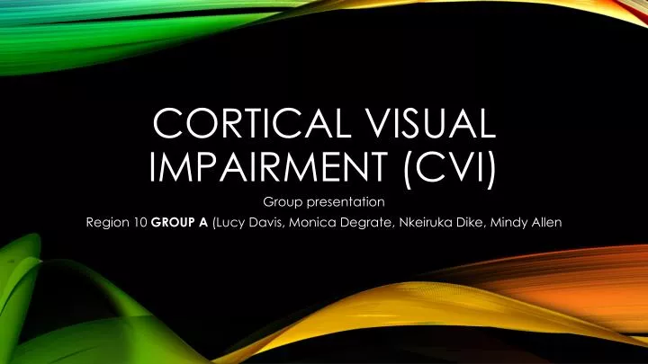 cortical visual impairment cvi