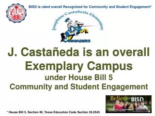 BISD is rated overall Recognized for Community and Student Engagement*