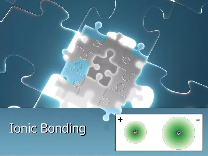 ionic bonding