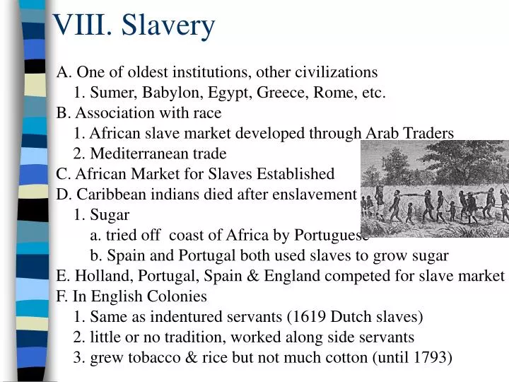 viii slavery