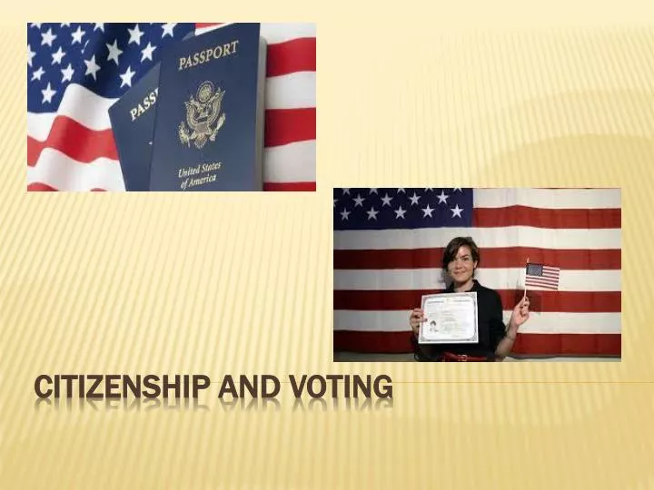 citizenship and voting