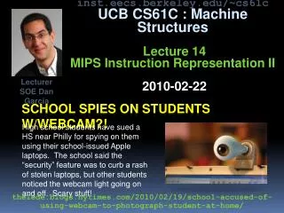 School spies on students w/webcam?!