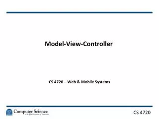 Model-View-Controller