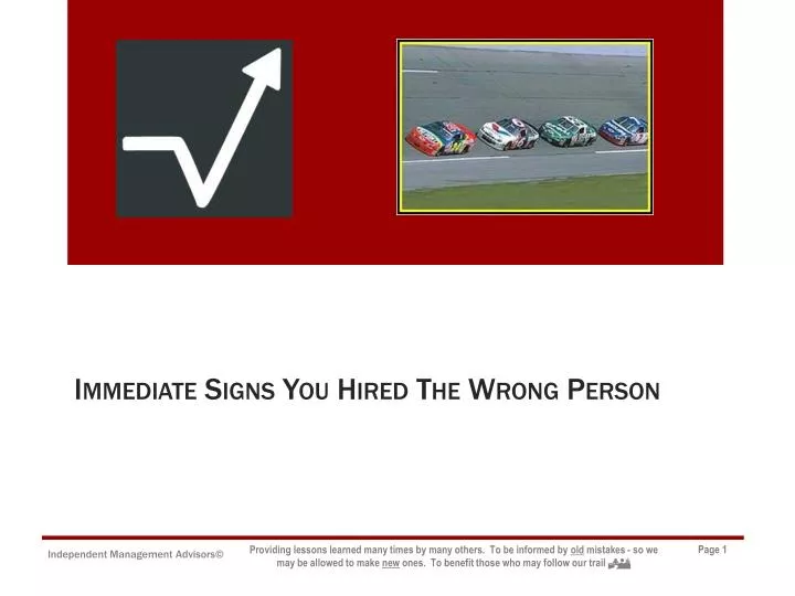 immediate signs you hired the wrong person