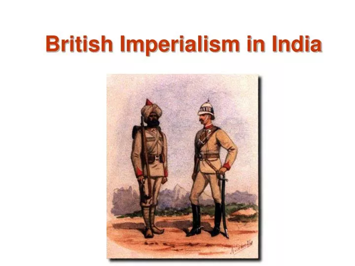 british imperialism in india