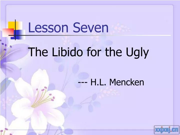 lesson seven