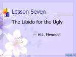 Exploring H.L. Mencken's "The Libido for the Ugly": Objectives and Insights - slide 1
